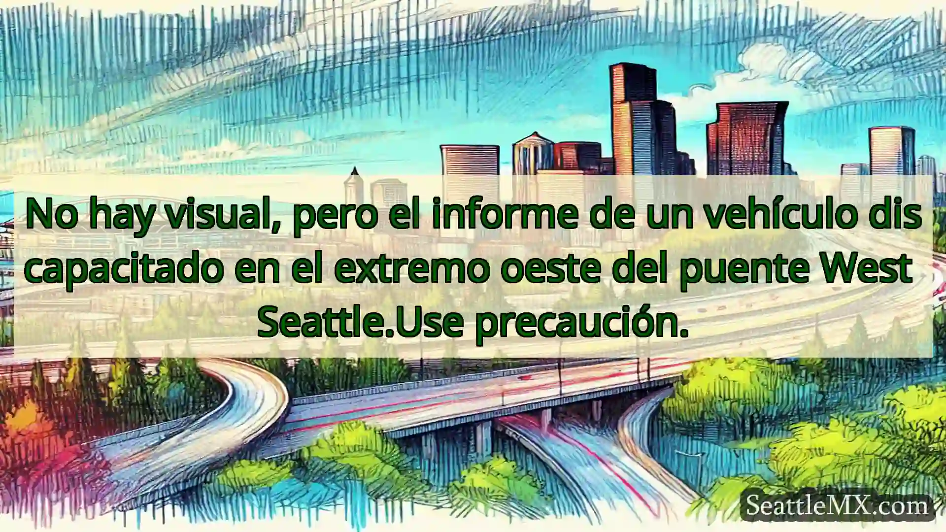 Noticias de transporte de Seattle No hay visual, pero el informe de