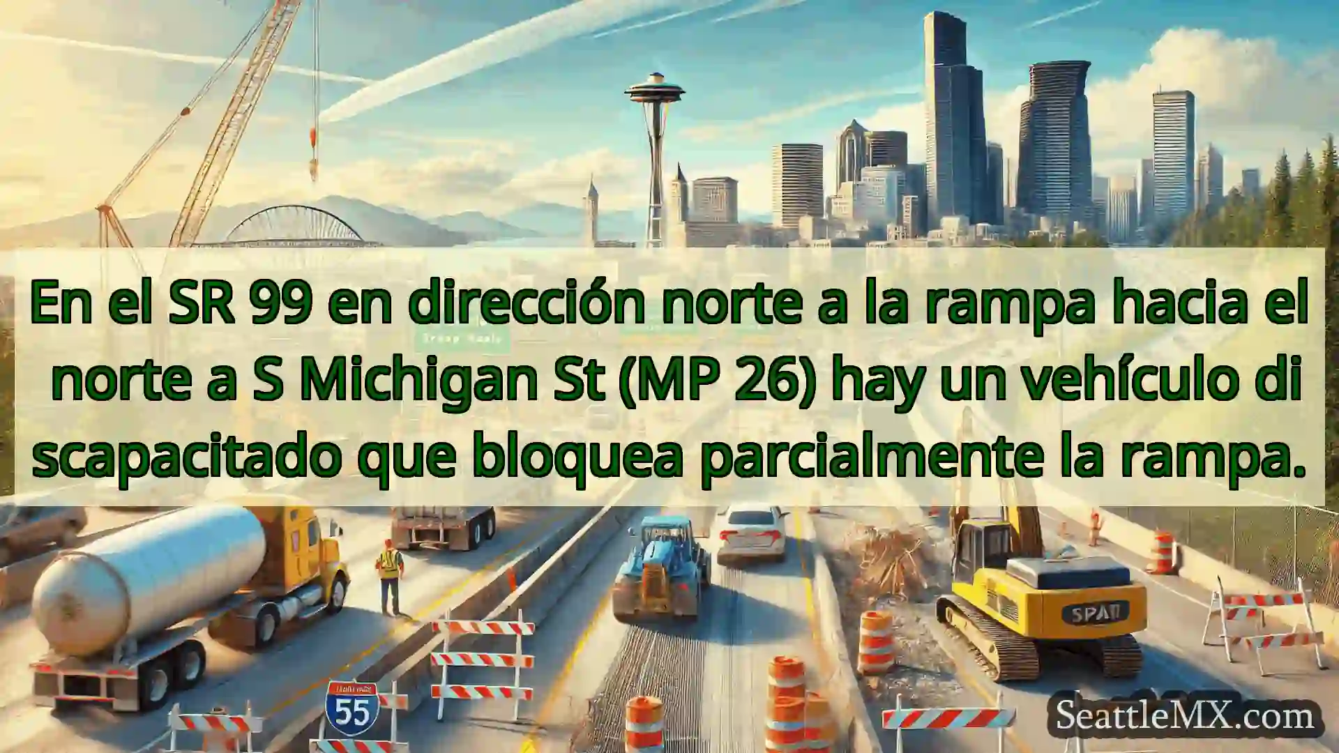 Noticias de transporte de Seattle En el SR 99 en dirección norte a