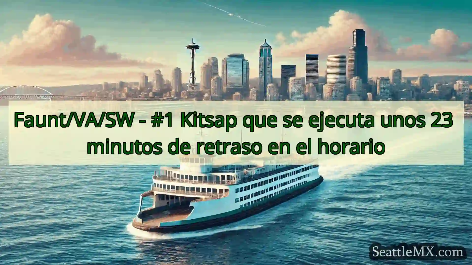 noticias del ferry de seattle Faunt/VA/SW - #1 Kitsap que se