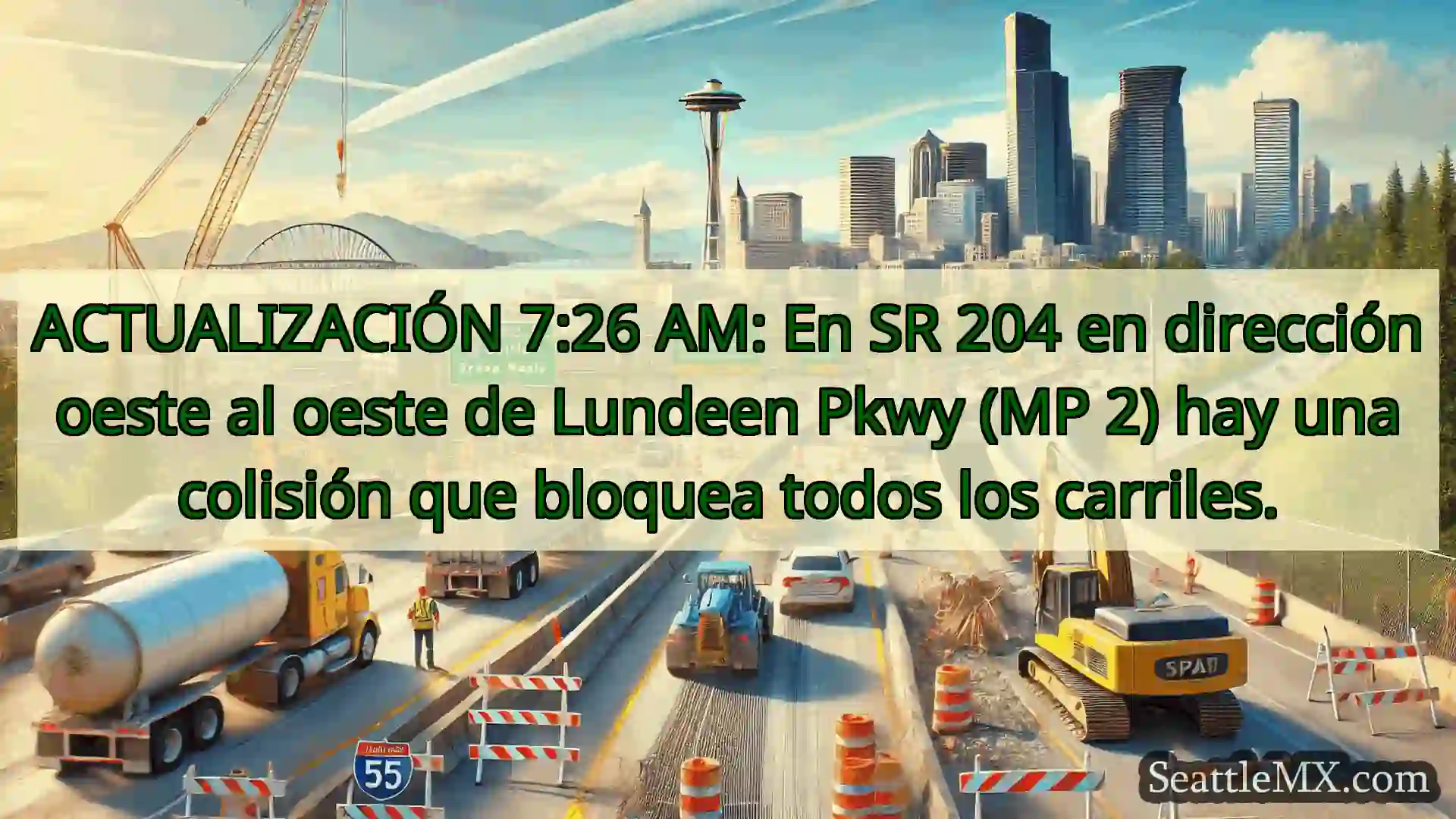 Noticias de transporte de Seattle ACTUALIZACIÓN 7:26 AM: En SR 204
