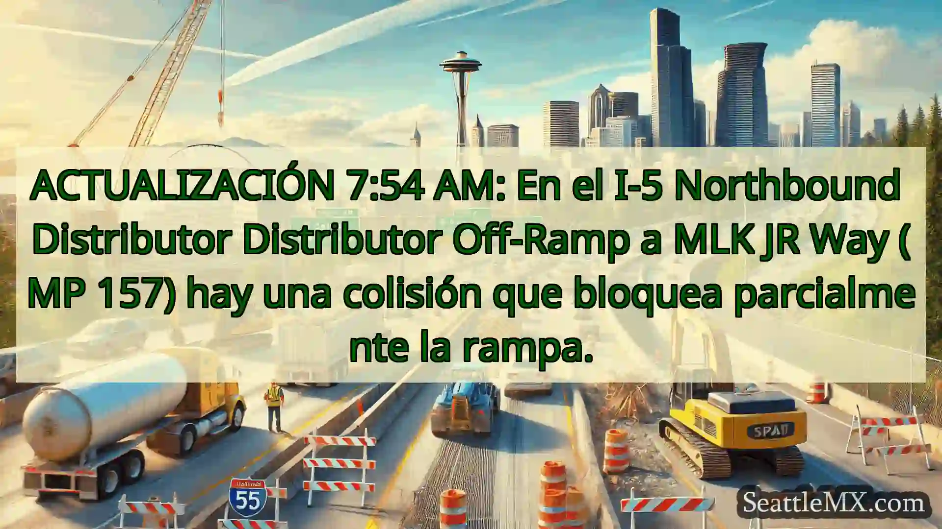 Noticias de transporte de Seattle ACTUALIZACIÓN 7:54 AM: En el I-5