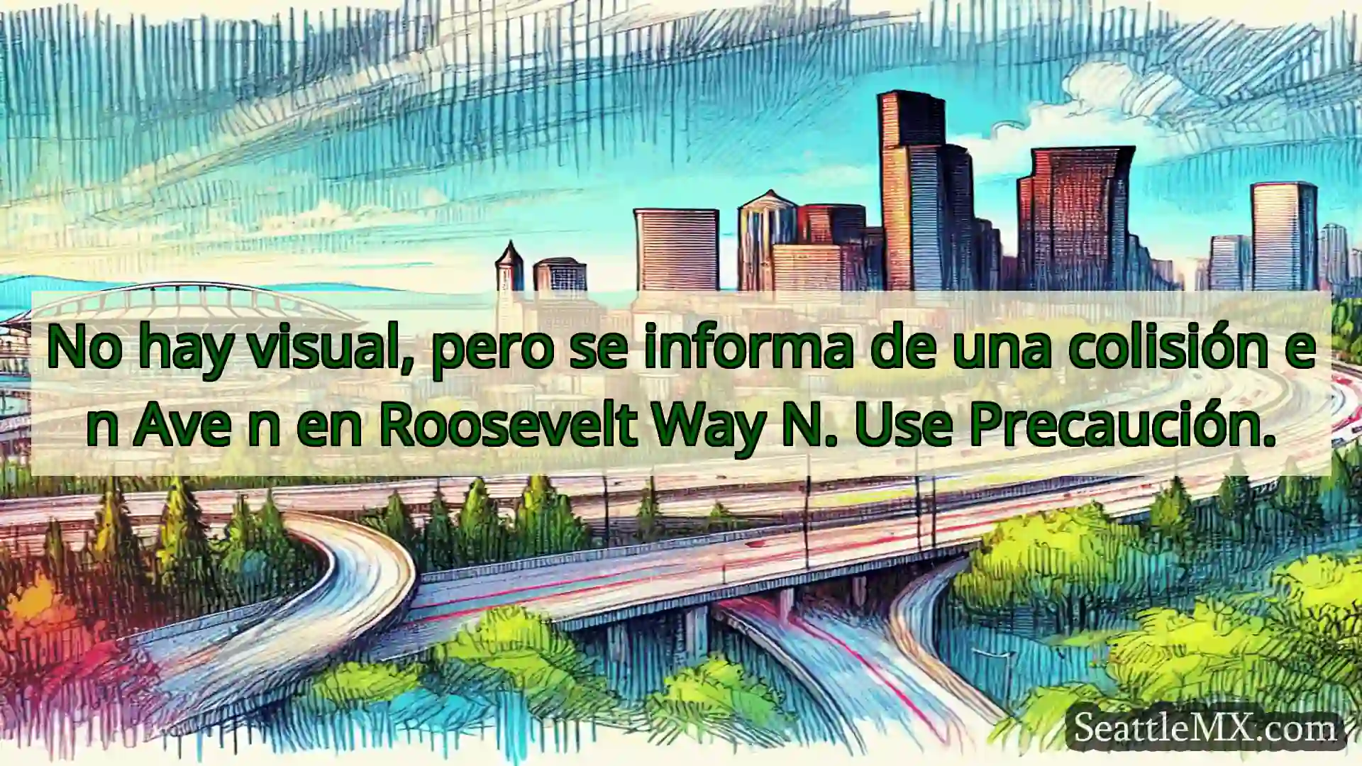 Noticias de transporte de Seattle No hay visual, pero se informa de