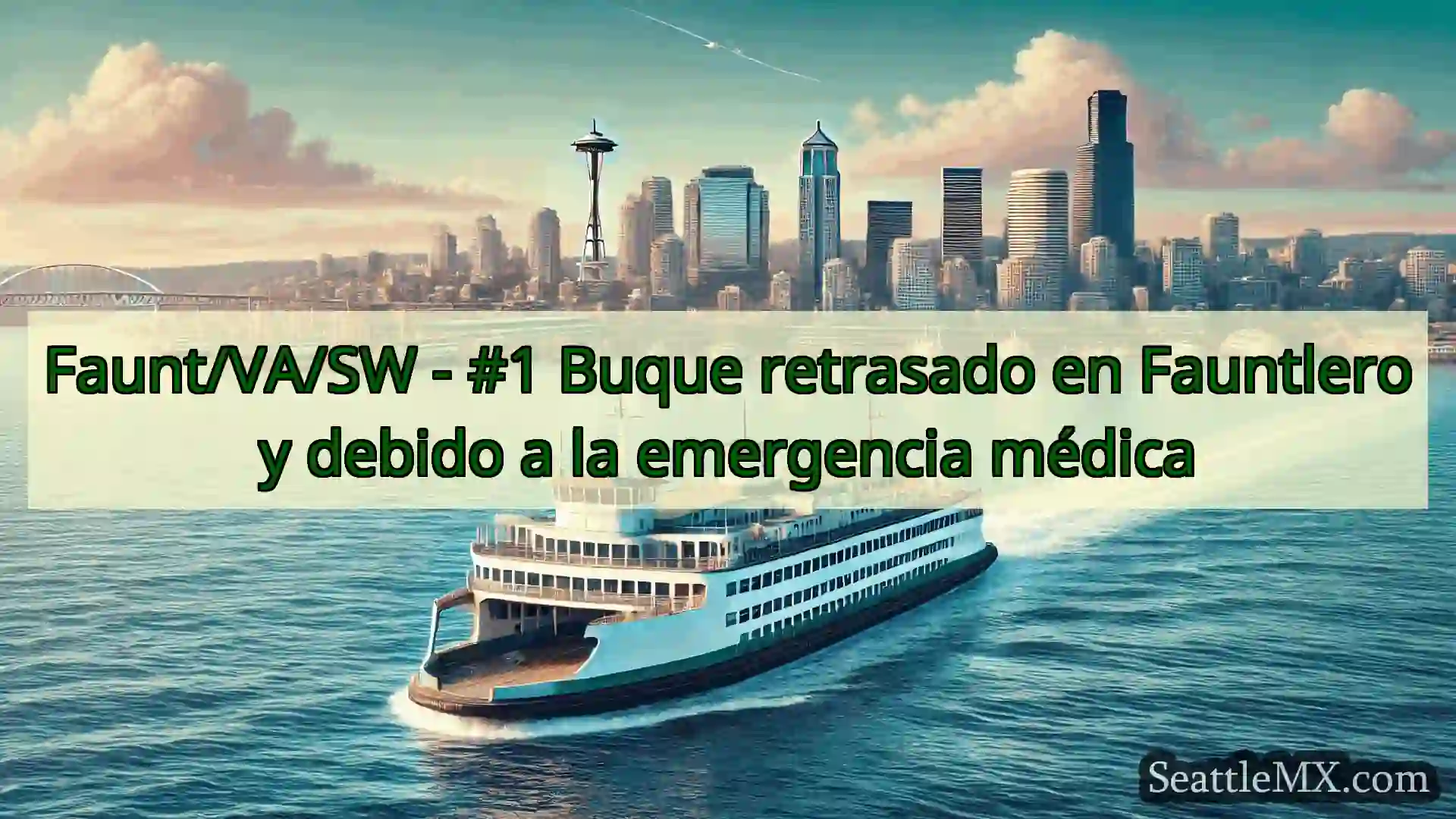 noticias del ferry de seattle Faunt/VA/SW - #1 Buque retrasado