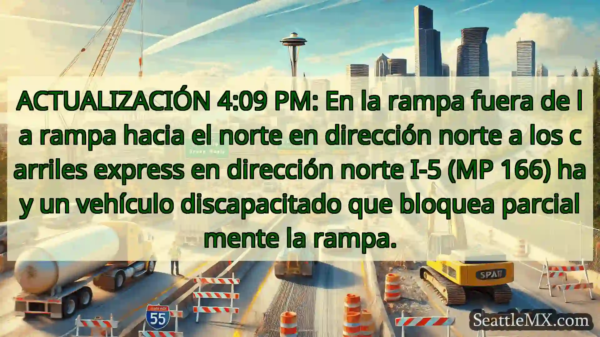 Noticias de transporte de Seattle ACTUALIZACIÓN 4:09 PM: En la rampa