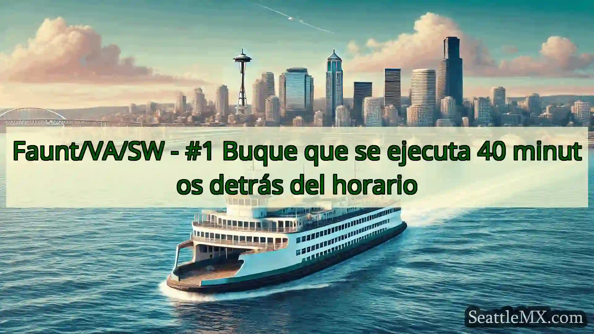 noticias del ferry de seattle Faunt/VA/SW - #1 Buque que se