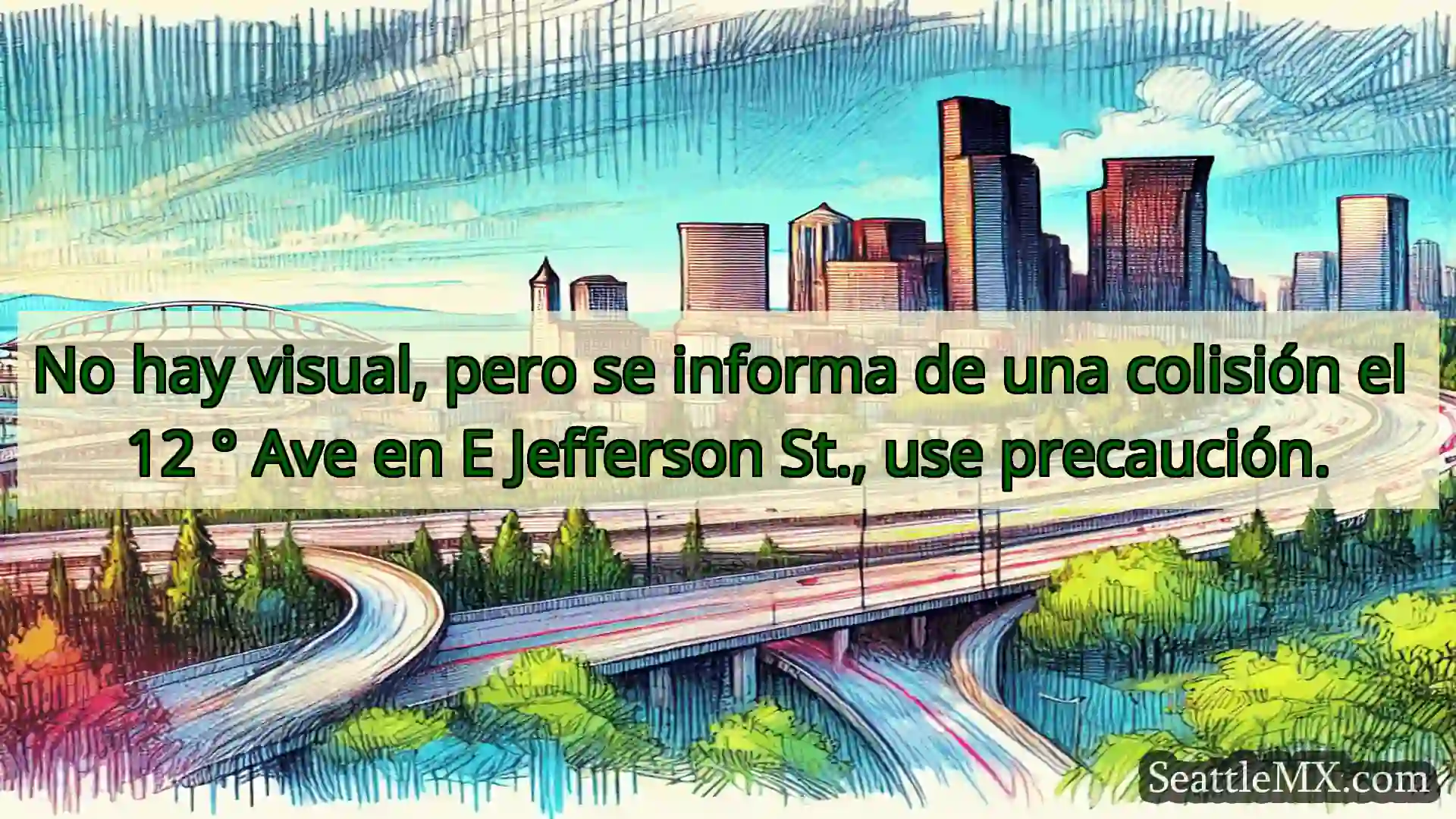 Noticias de transporte de Seattle No hay visual, pero se informa de