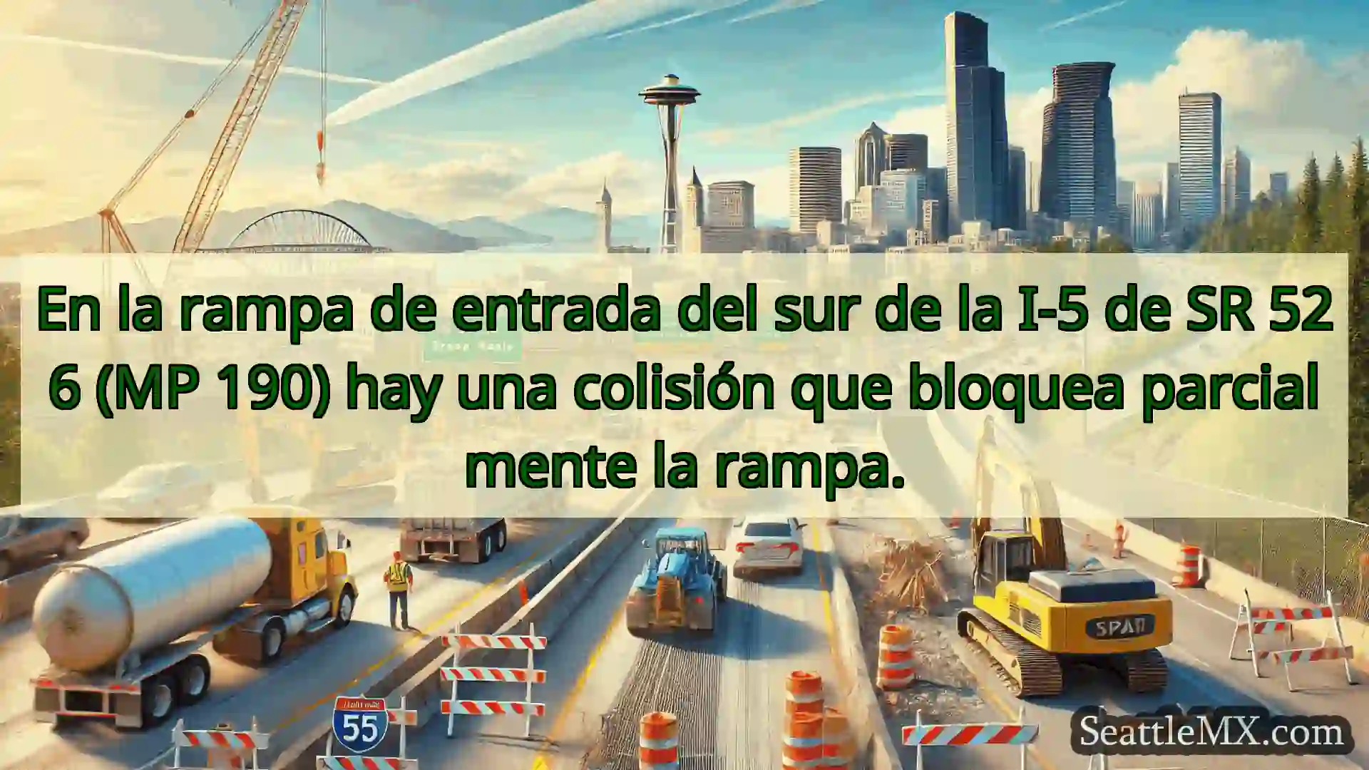 Noticias de transporte de Seattle En la rampa de entrada del sur de