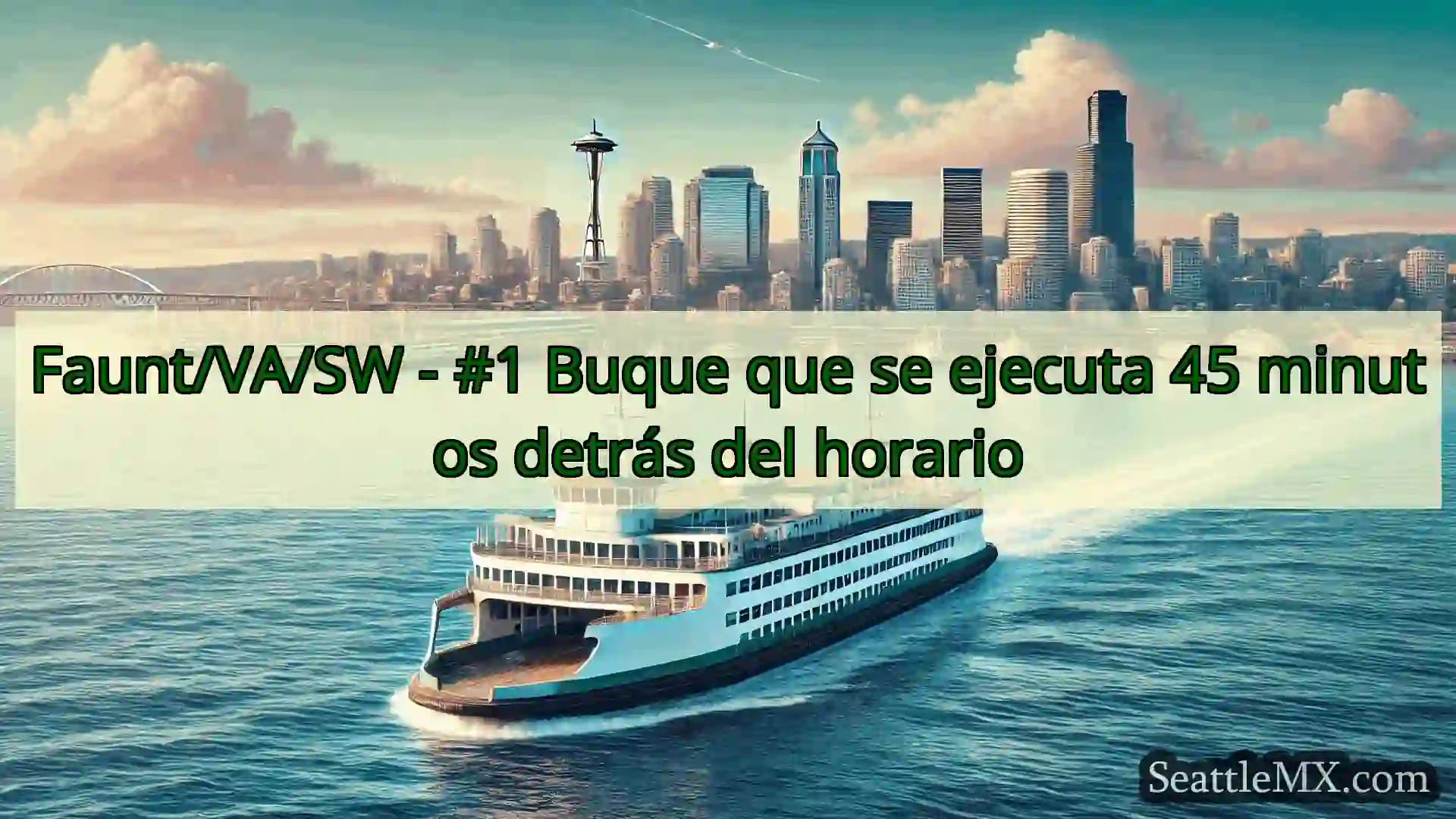 noticias del ferry de seattle Faunt/VA/SW - #1 Buque que se