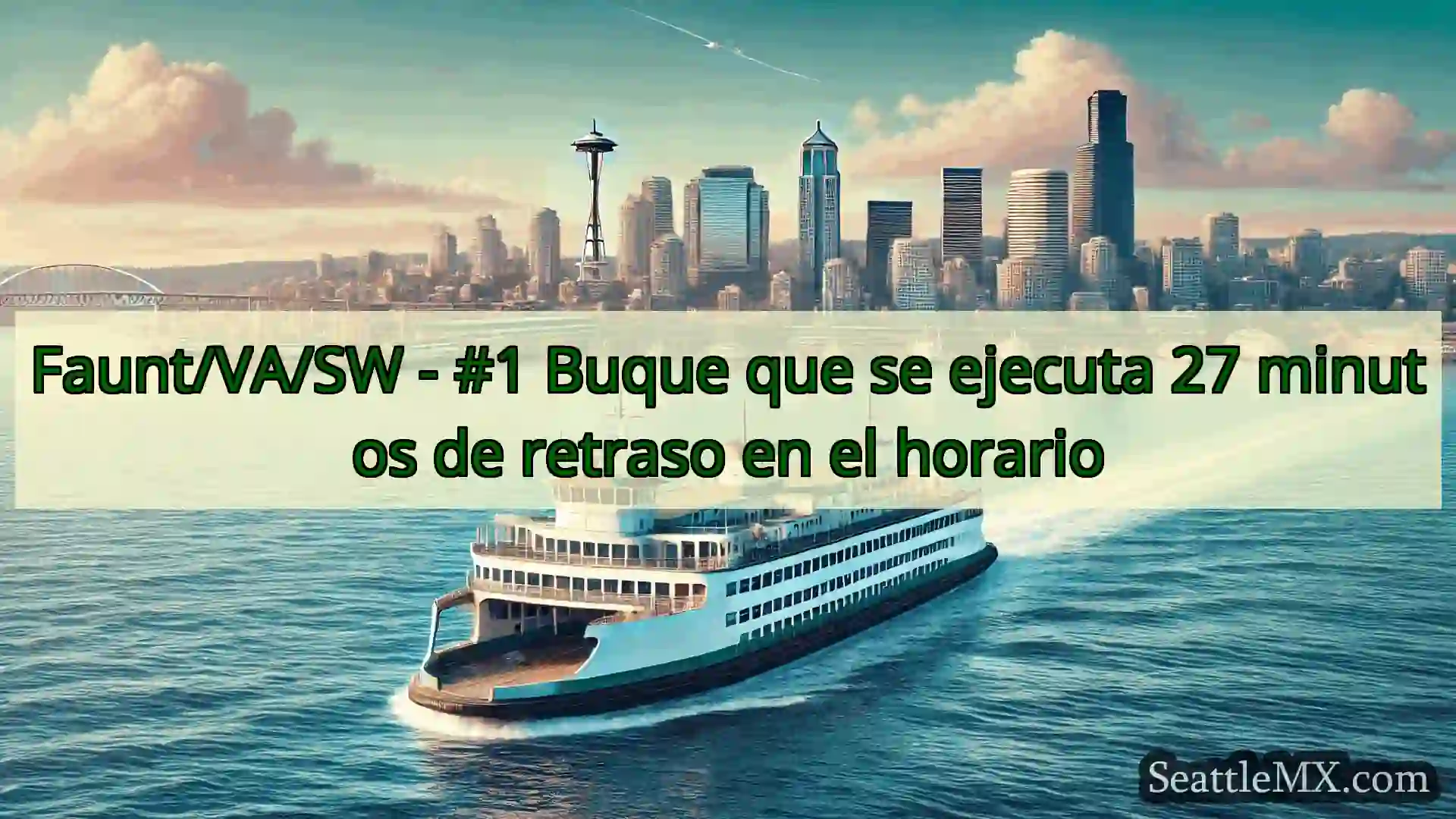 noticias del ferry de seattle Faunt/VA/SW - #1 Buque que se