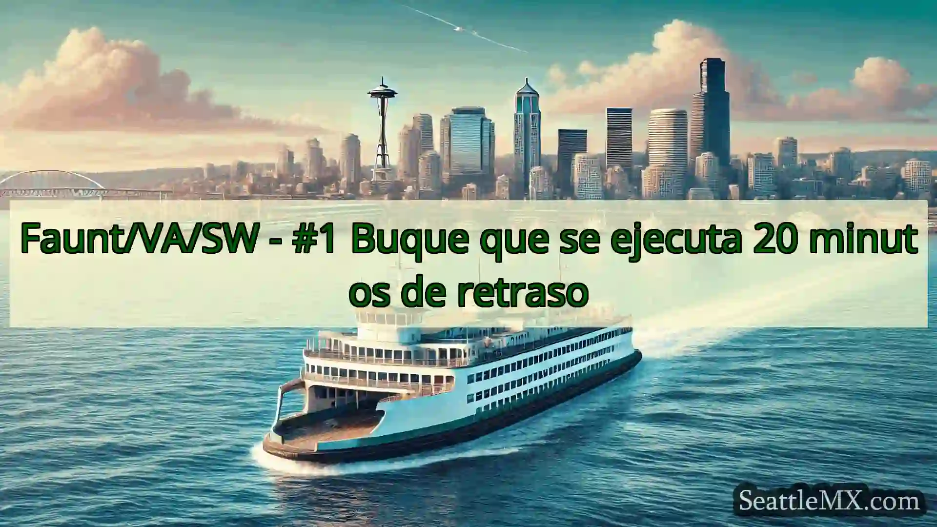 noticias del ferry de seattle Faunt/VA/SW - #1 Buque que se