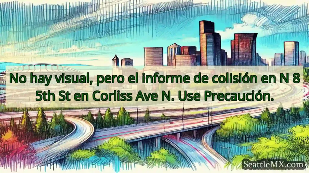 Noticias de transporte de Seattle No hay visual, pero el informe de