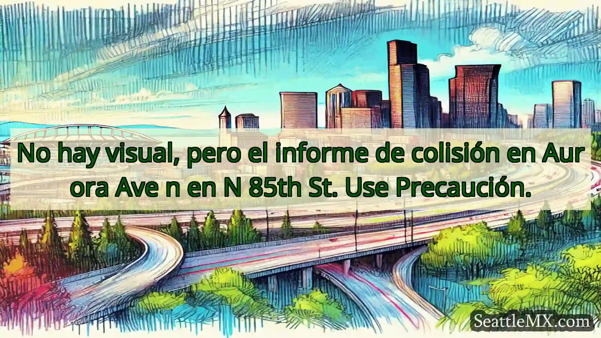 Noticias de transporte de Seattle No hay visual, pero el informe de