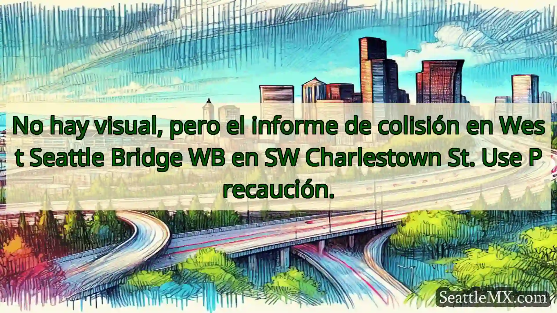 Noticias de transporte de Seattle No hay visual, pero el informe de