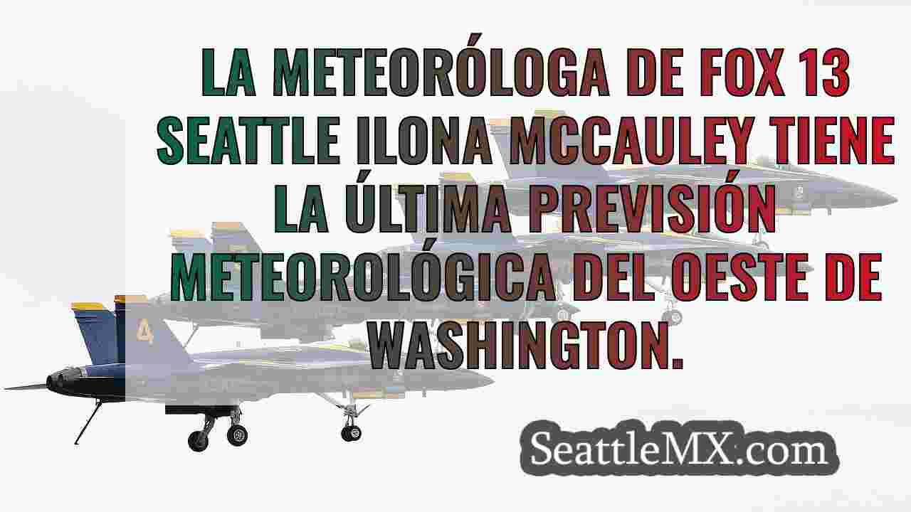 El tiempo en Seattle: Chubascos,