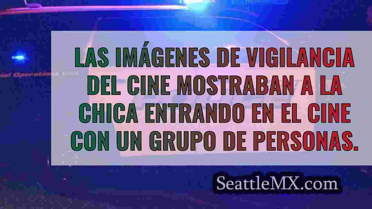 La niña encontrada sola en el cine de
