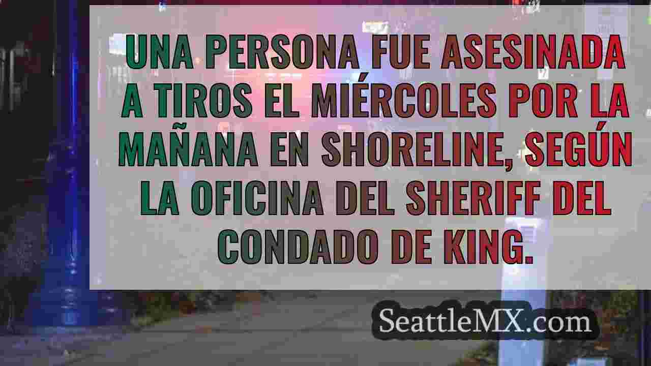 Una persona muerta en un tiroteo de