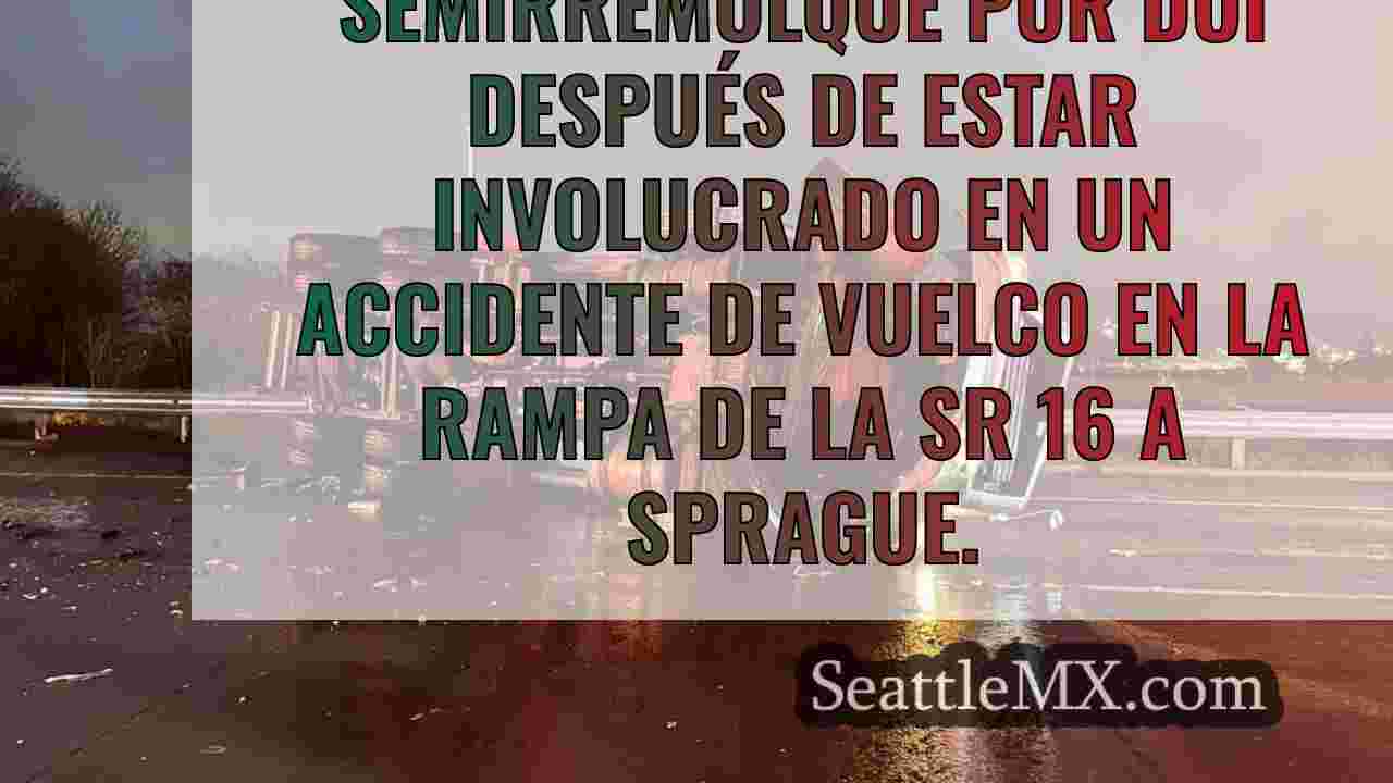 Conductor de semirremolque detenido por