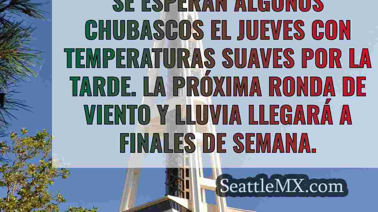 El tiempo en Seattle: Más viento y