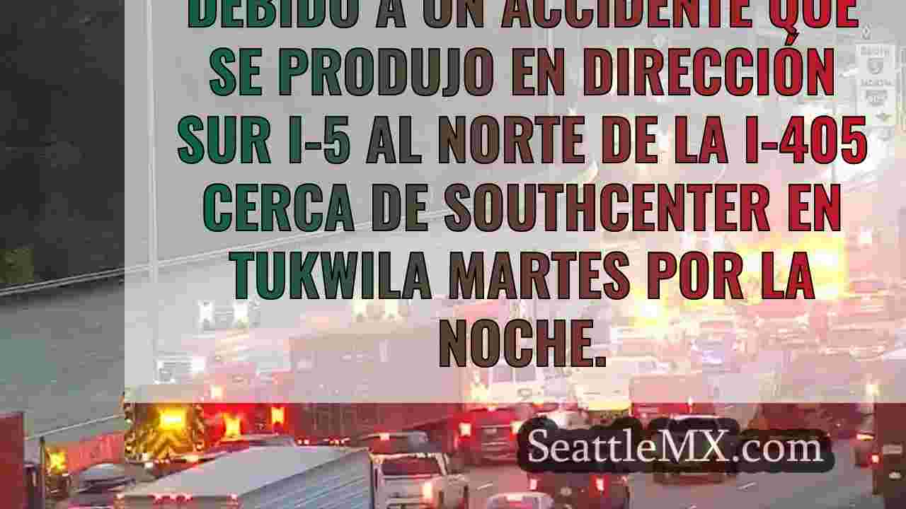 El tráfico cortado por millas en la I-5