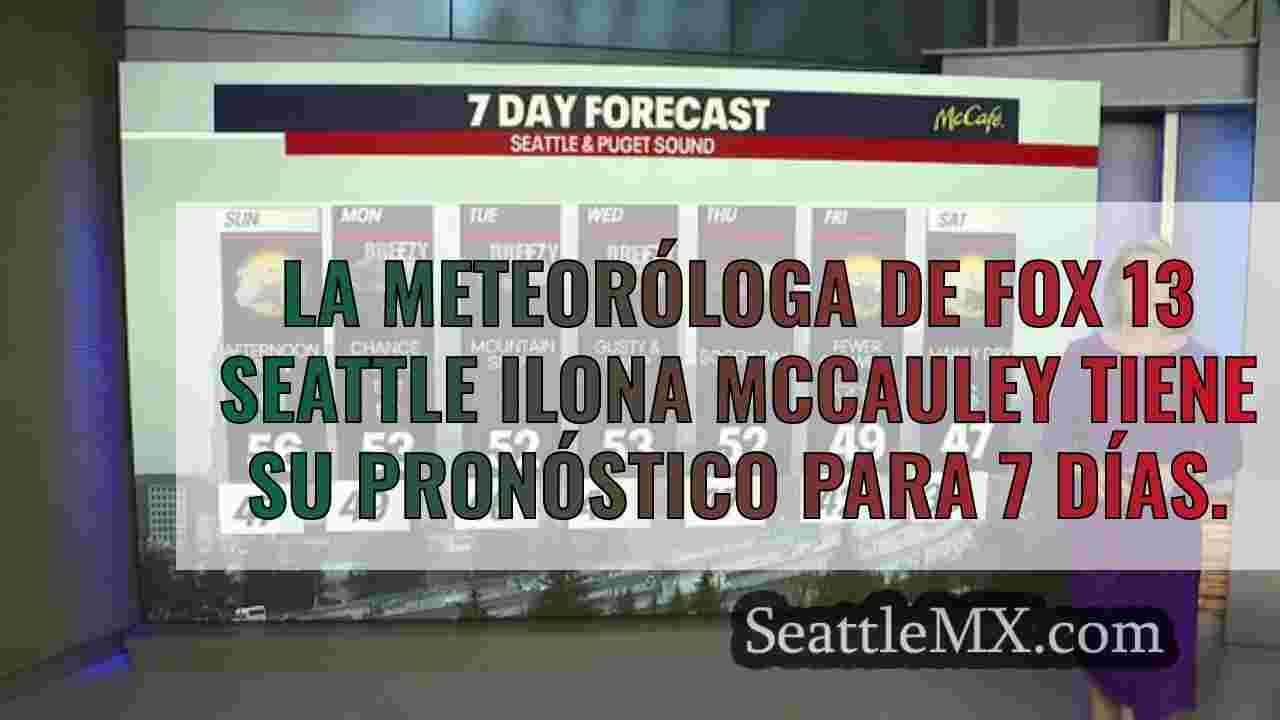 El tiempo en Seattle: Las temperaturas