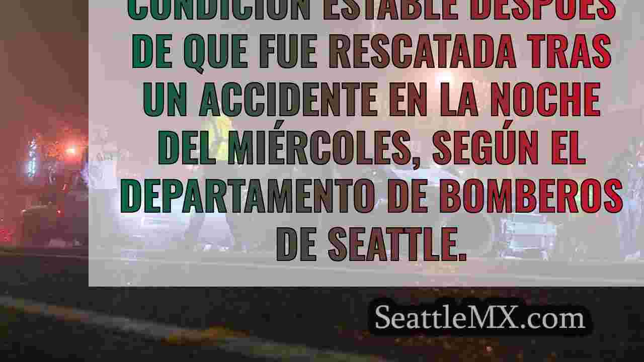 Rescatan a una mujer de Seattle de un