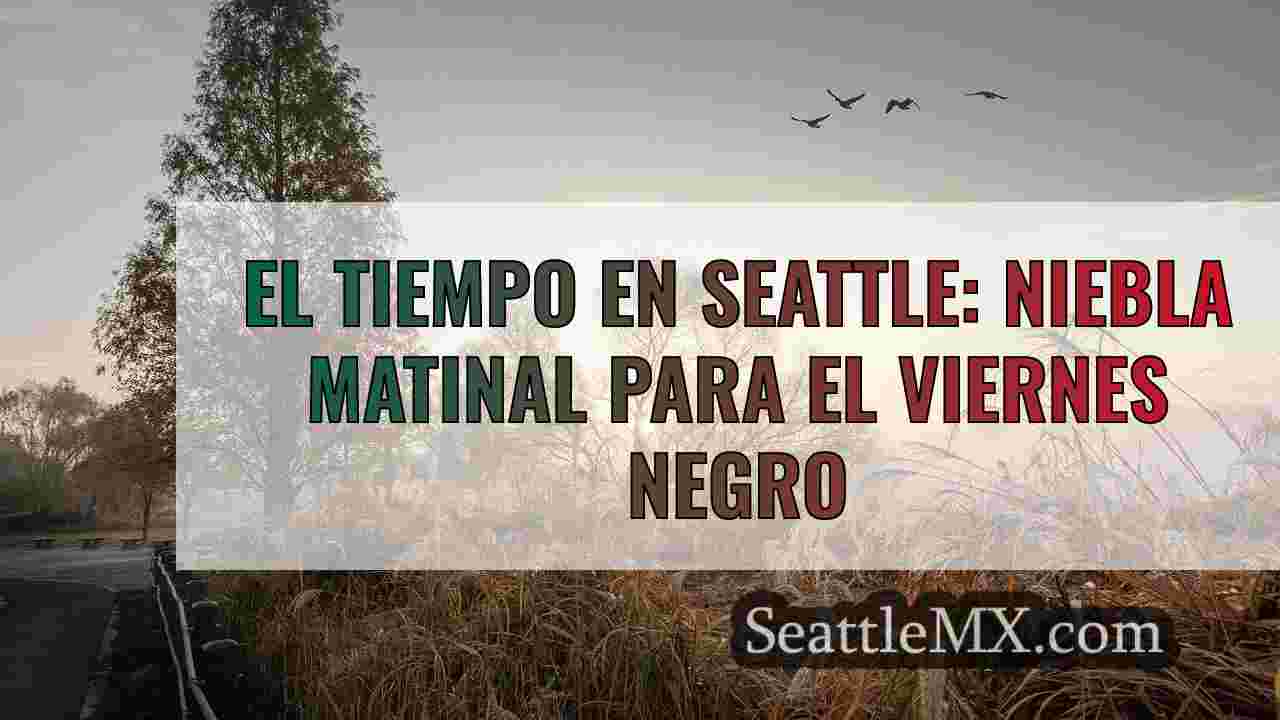 El tiempo en Seattle: Se avecina una