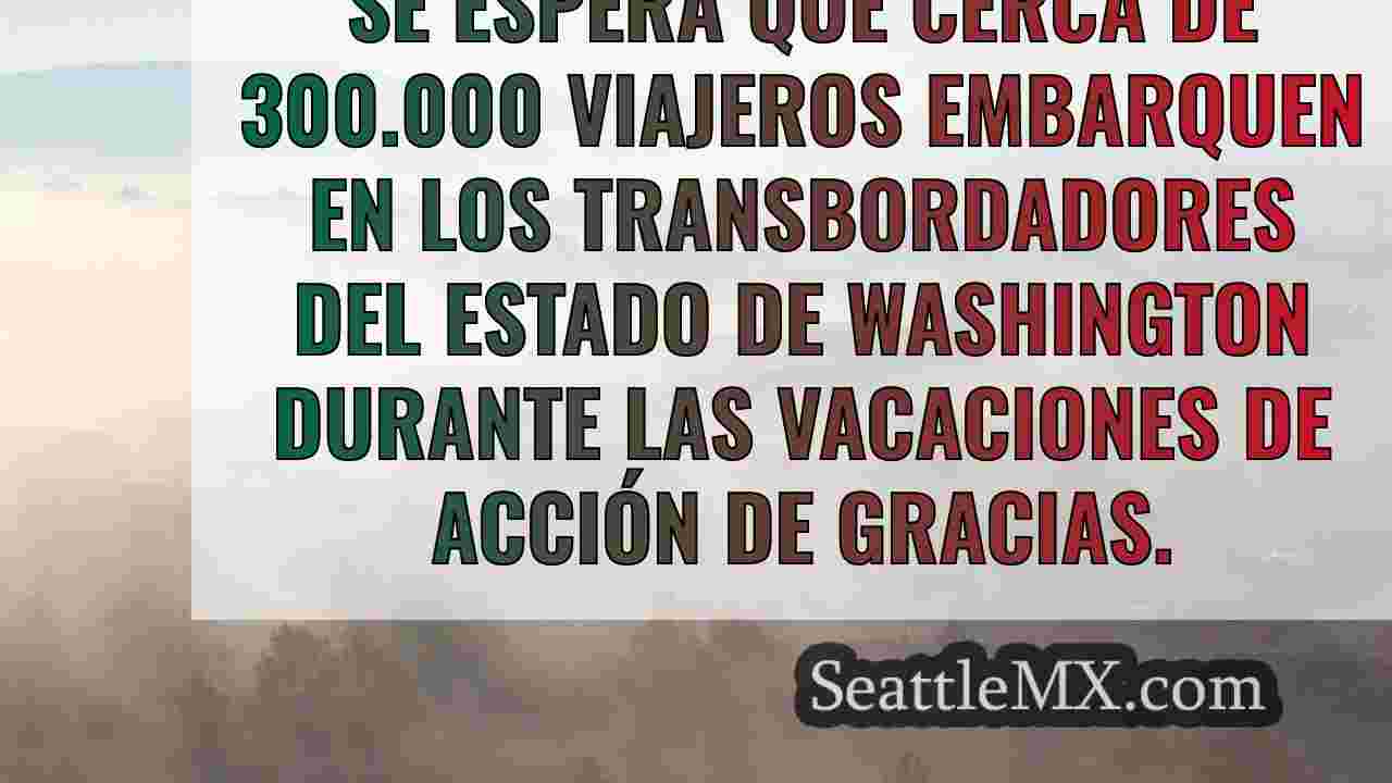 Los pasajeros de los transbordadores de