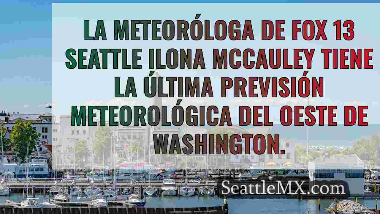 El tiempo en Seattle: Vientos racheados