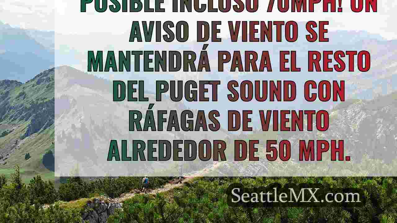 Se registran rachas de viento