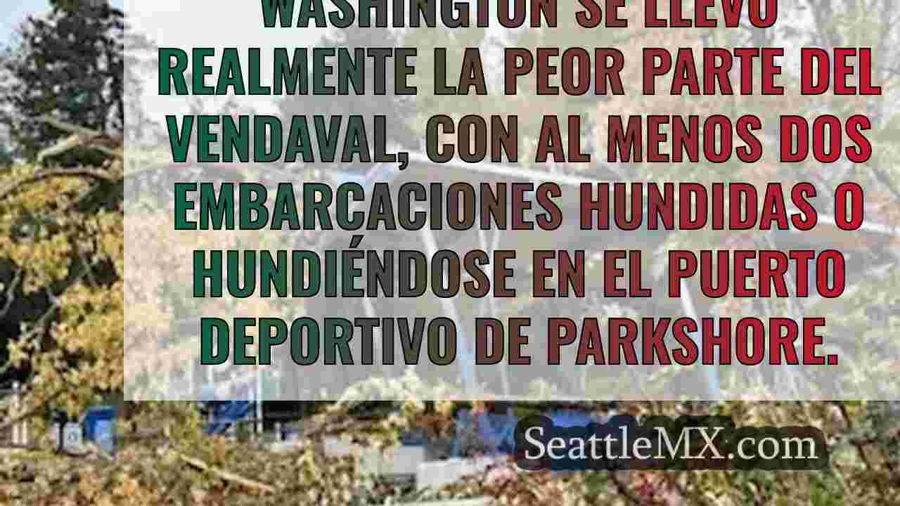 2 embarcaciones se hunden en el lago