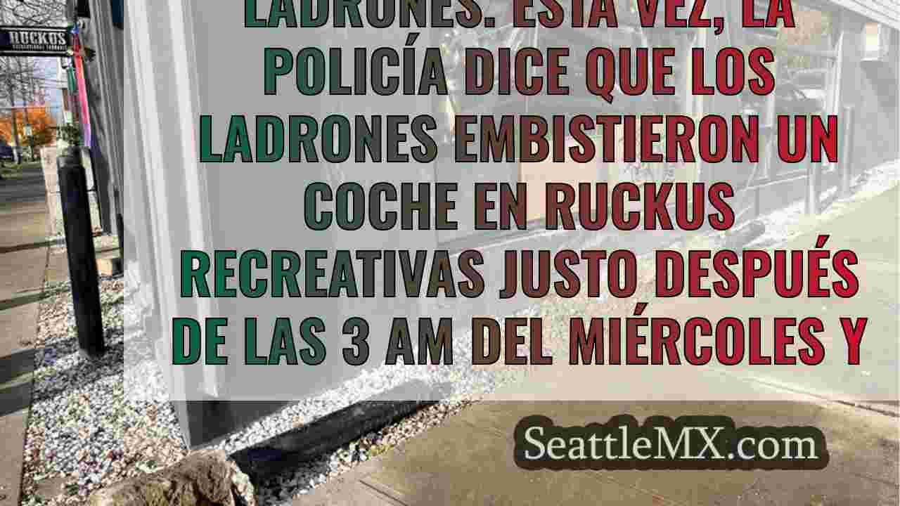 Los ladrones atacan repetidamente los