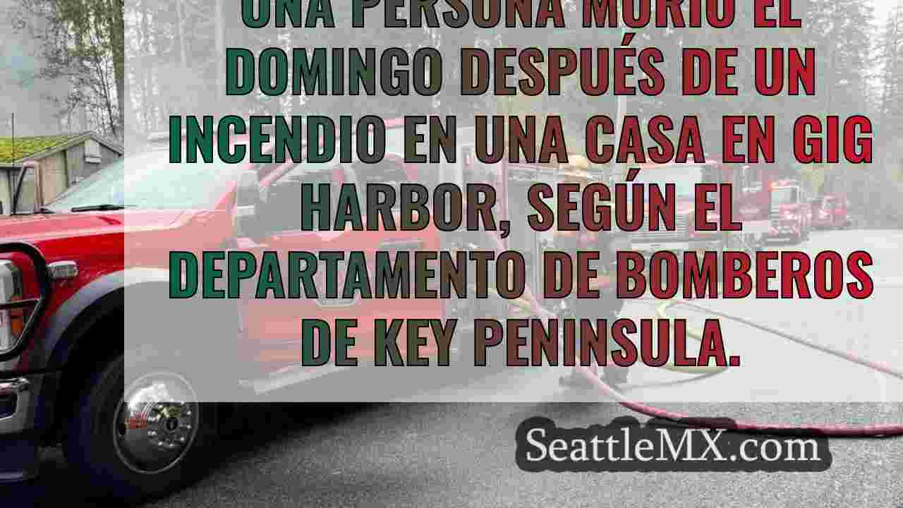 Muere una persona en el incendio de una