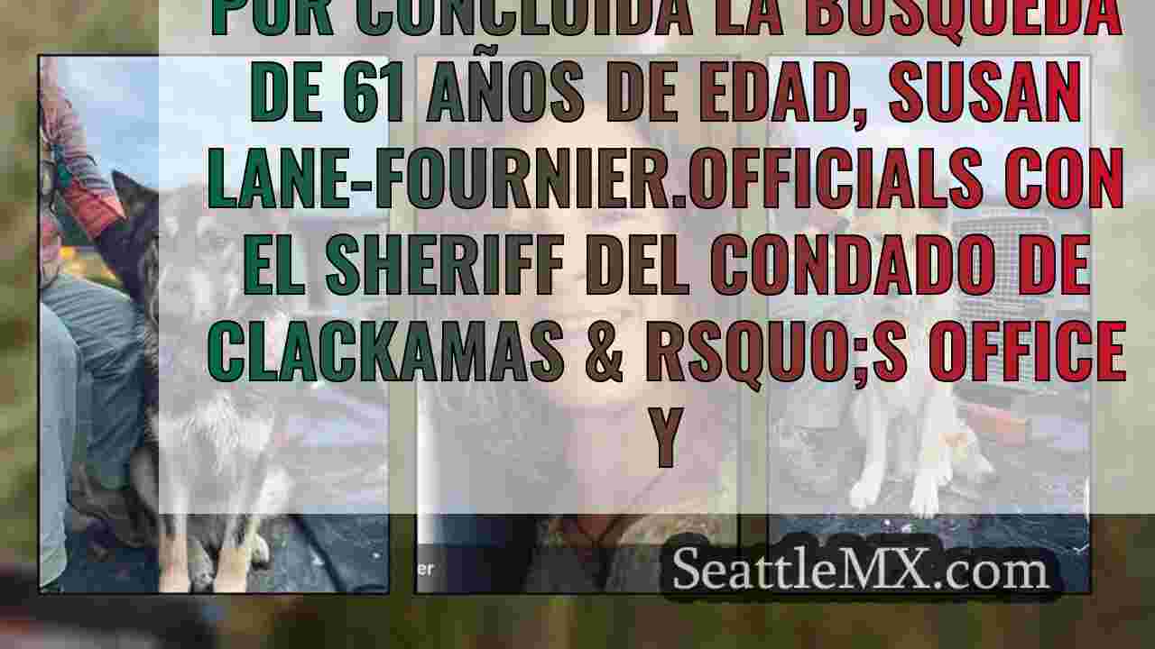 Las autoridades suspenden la búsqueda