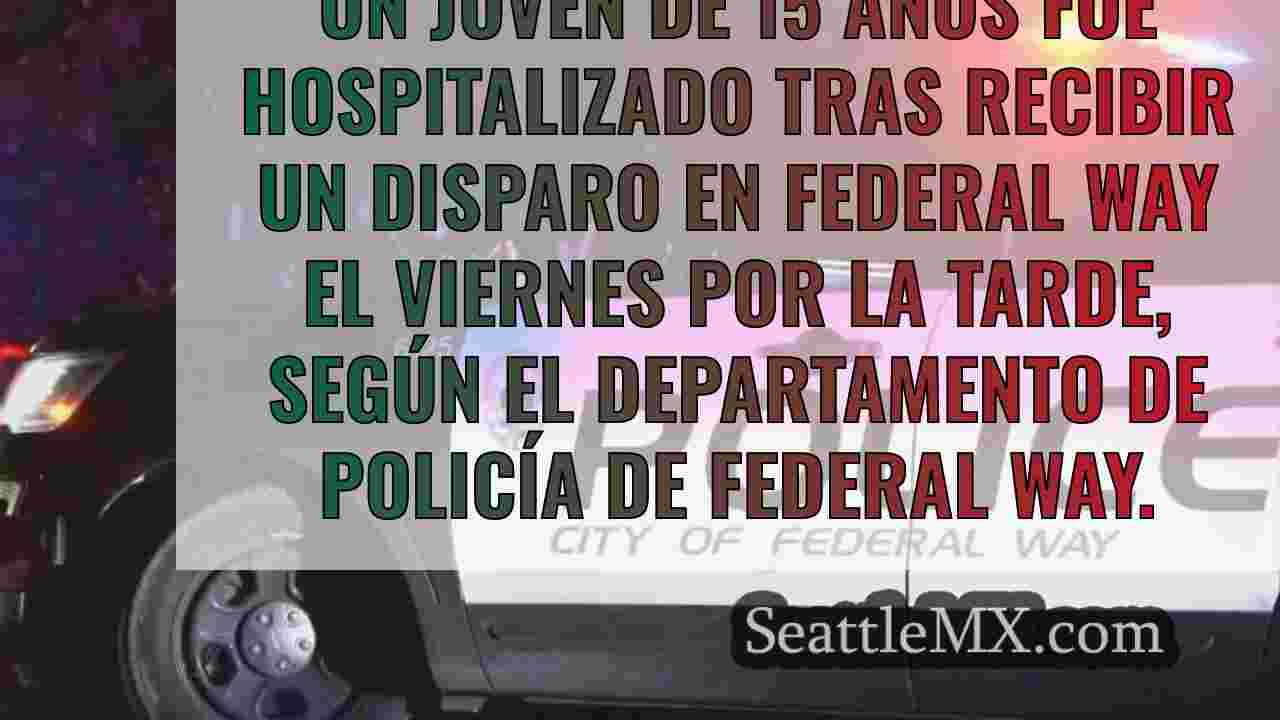 Un chico de 15 años herido en un