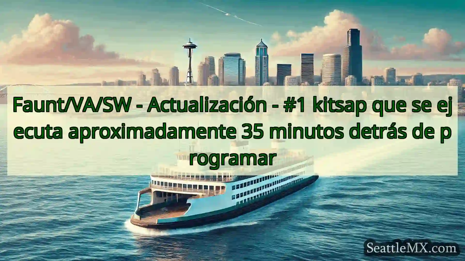 noticias del ferry de seattle Faunt/VA/SW - Actualización - #1