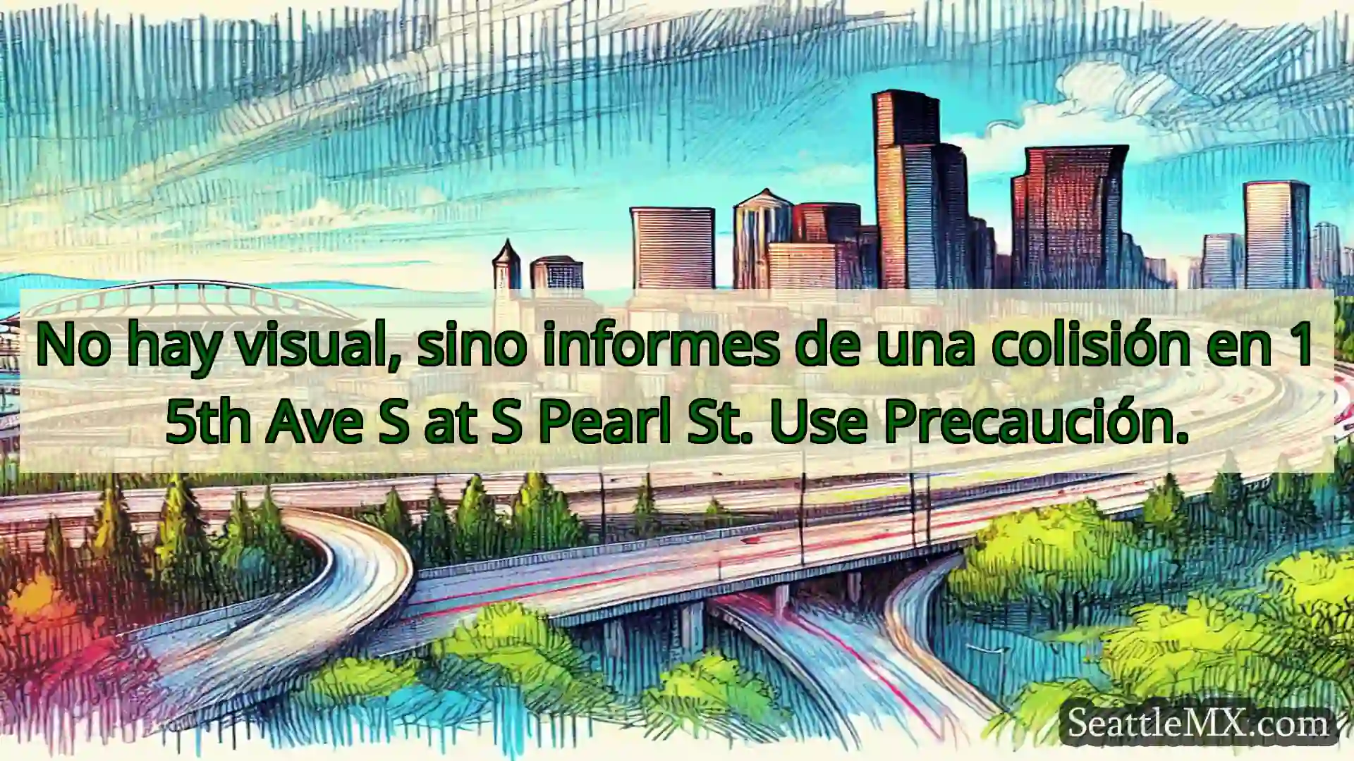 Noticias de transporte de Seattle No hay visual, sino informes de