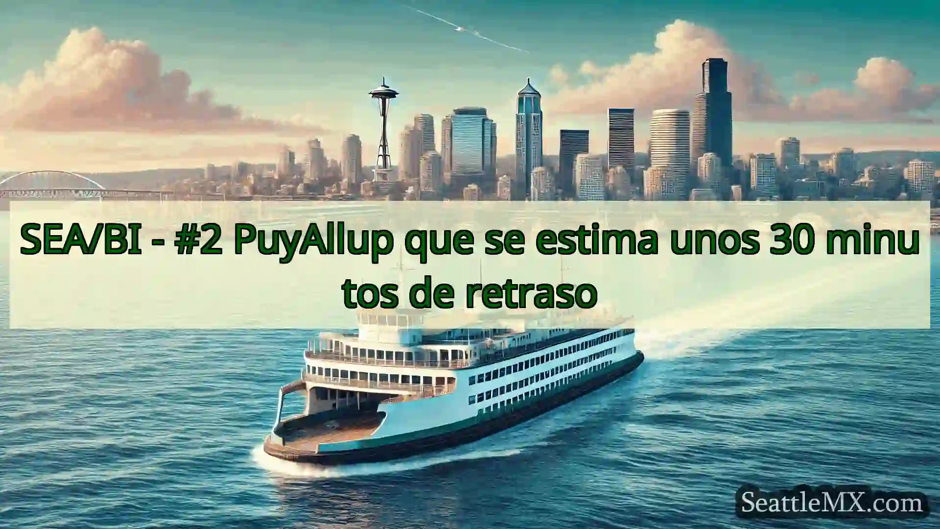 noticias del ferry de seattle SEA/BI - #2 PuyAllup que se estima