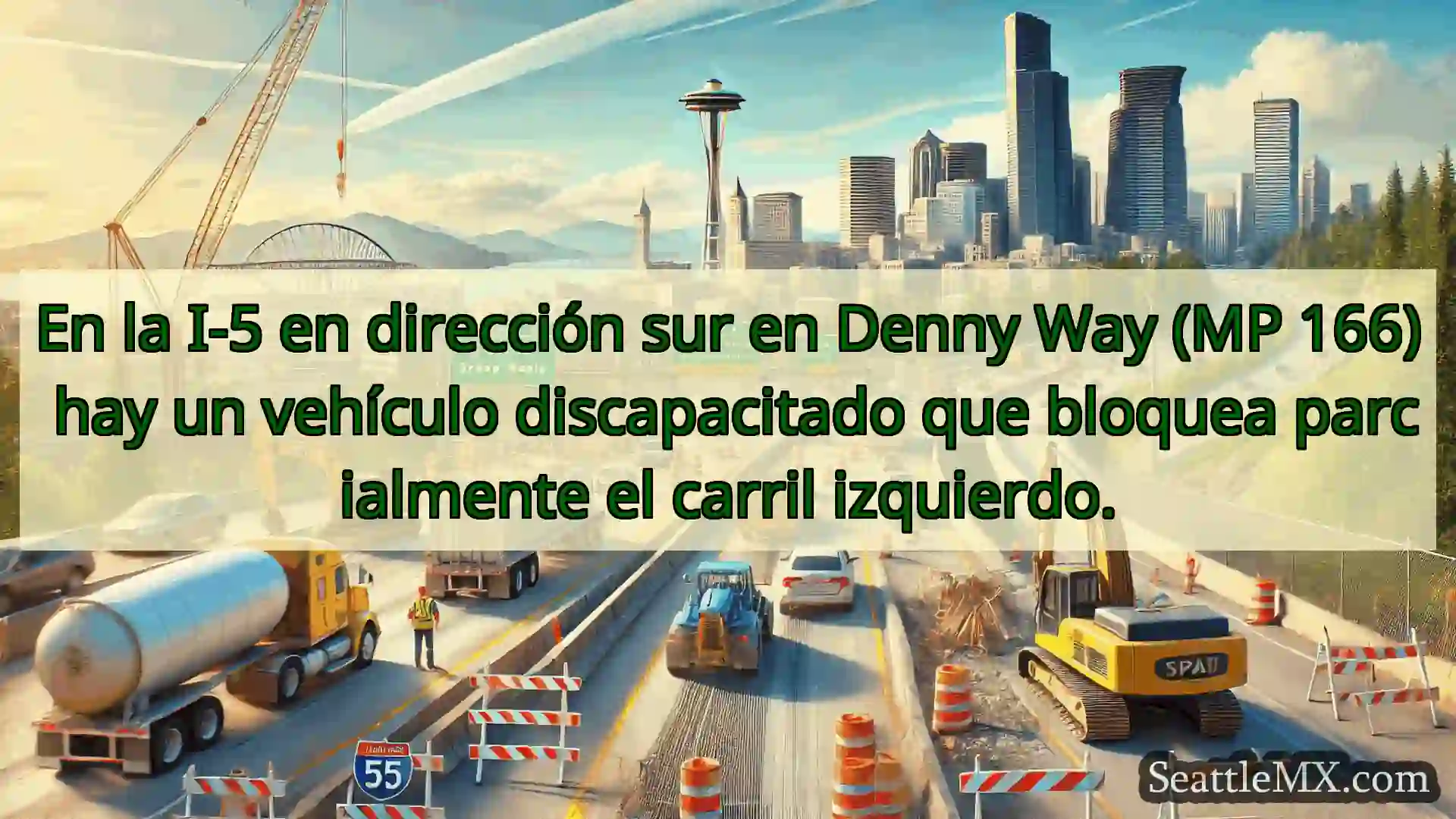 Noticias de transporte de Seattle En la I-5 en dirección sur en