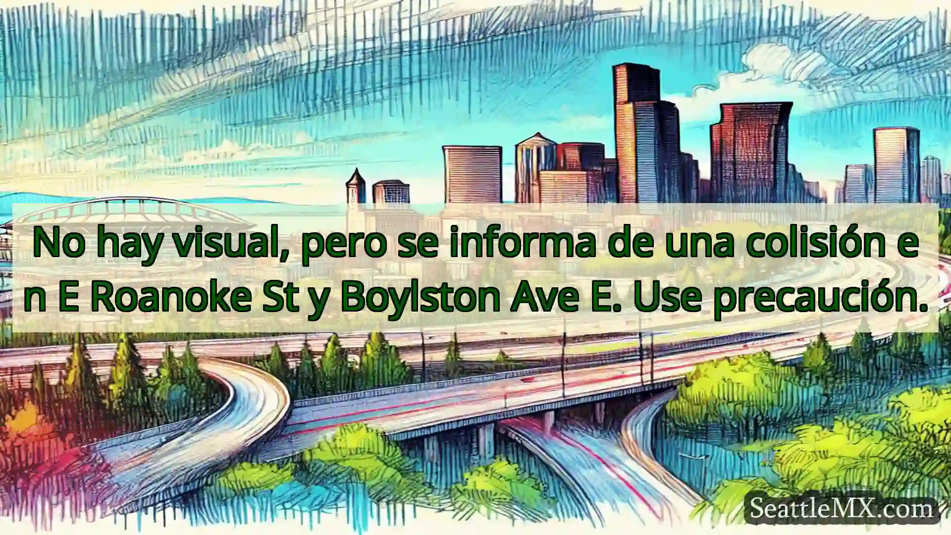 Noticias de transporte de Seattle No hay visual, pero se informa de