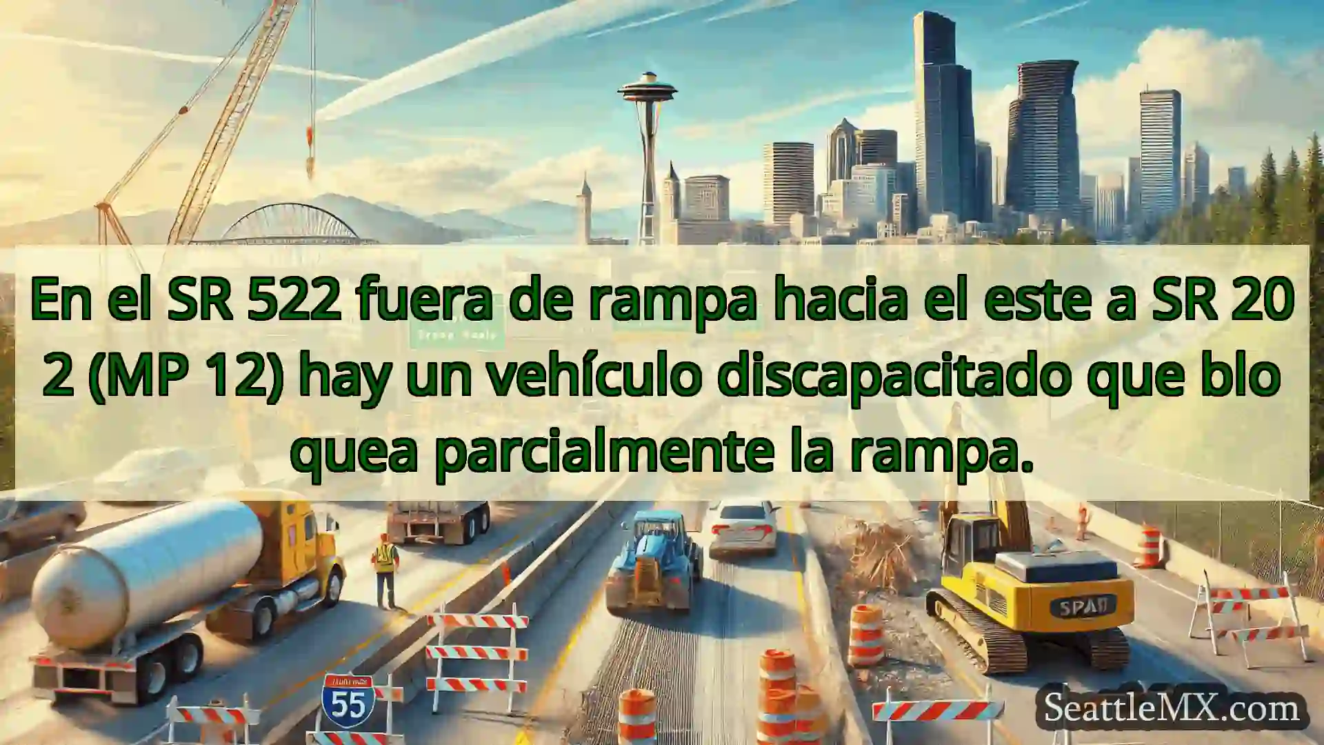 Noticias de transporte de Seattle En el SR 522 fuera de rampa hacia
