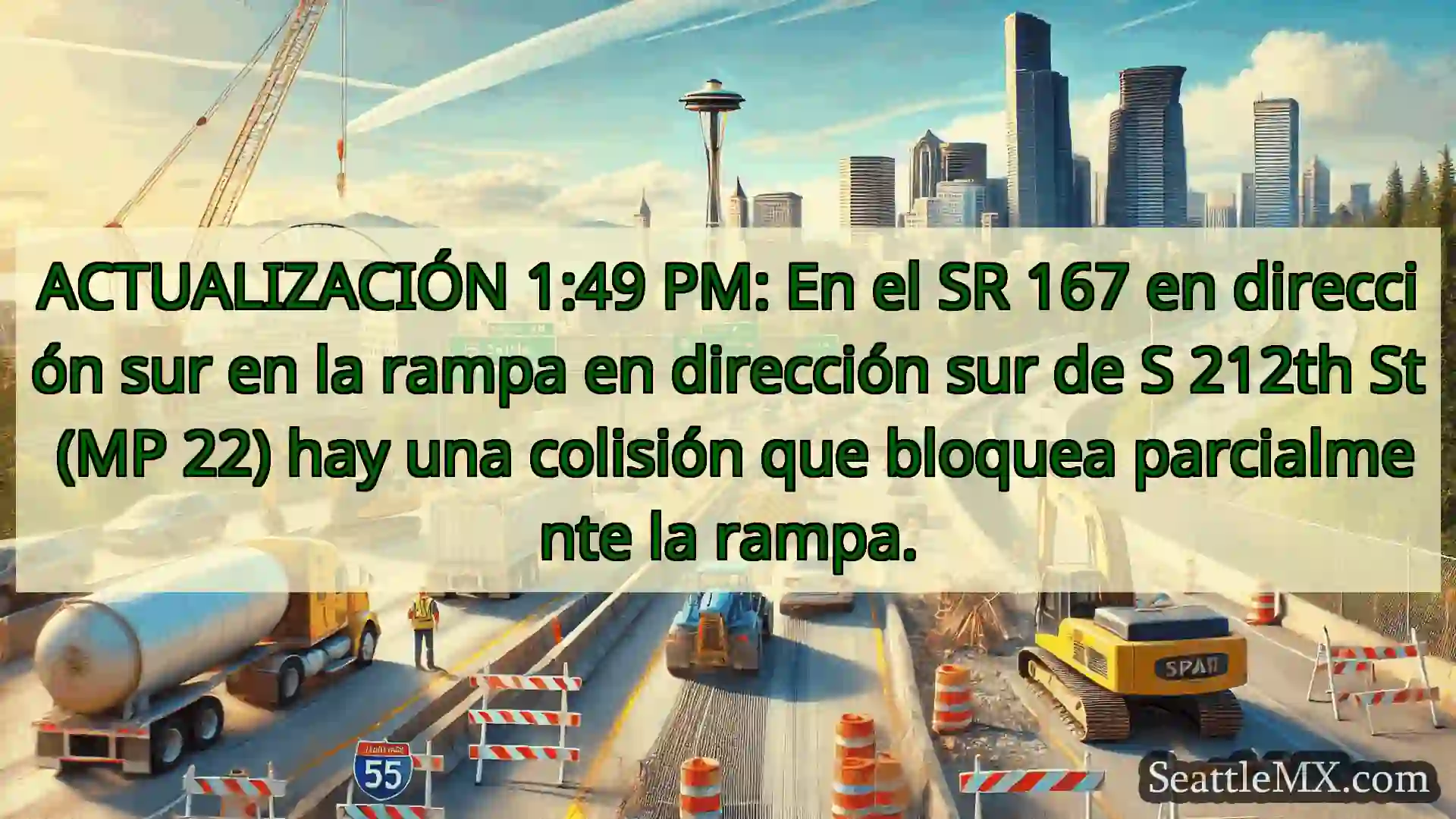 Noticias de transporte de Seattle ACTUALIZACIÓN 1:49 PM: En el SR
