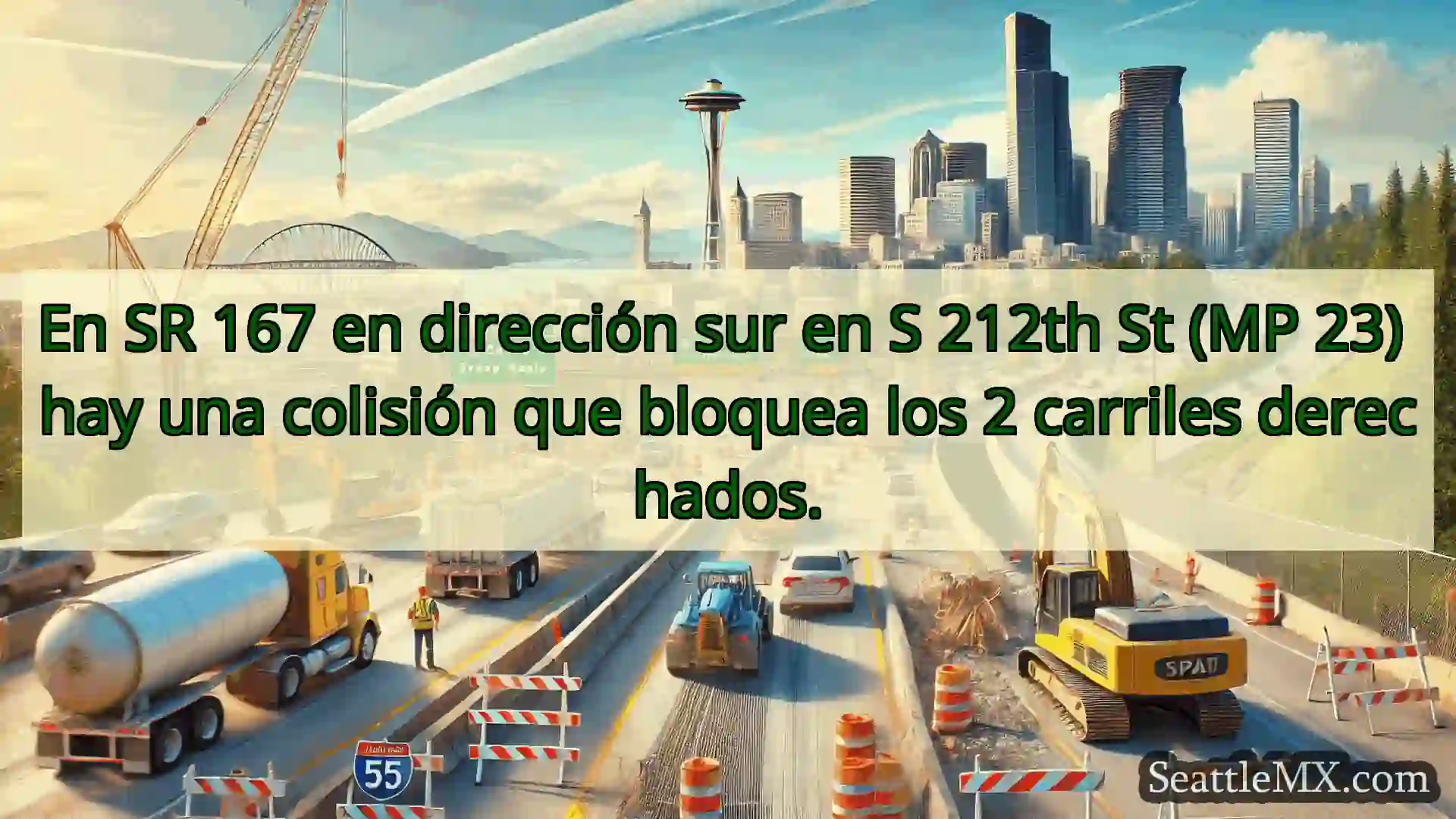 Noticias de transporte de Seattle En SR 167 en dirección sur en S