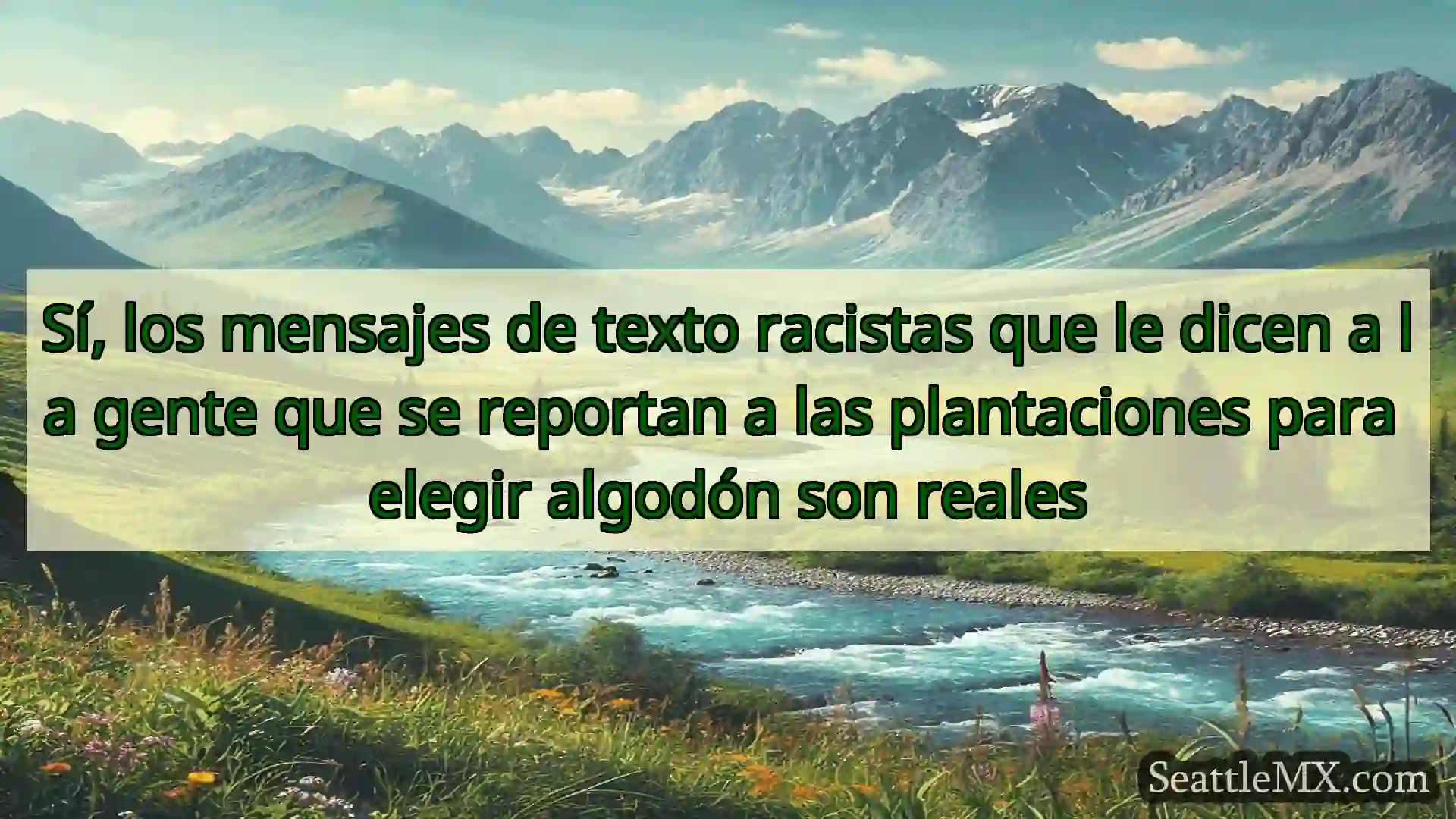 noticias de seattle Sí, los mensajes de texto racistas