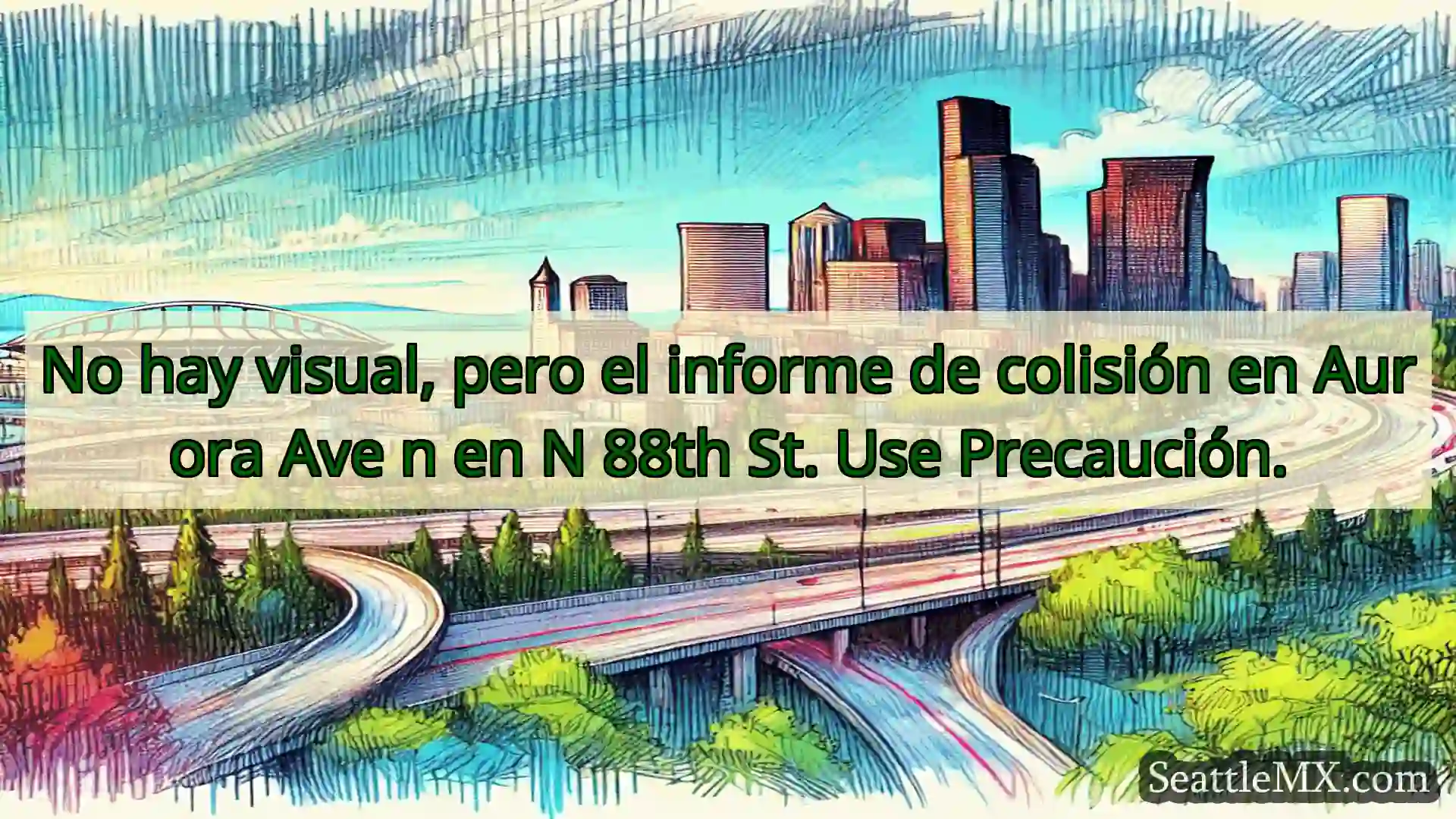 Noticias de transporte de Seattle No hay visual, pero el informe de