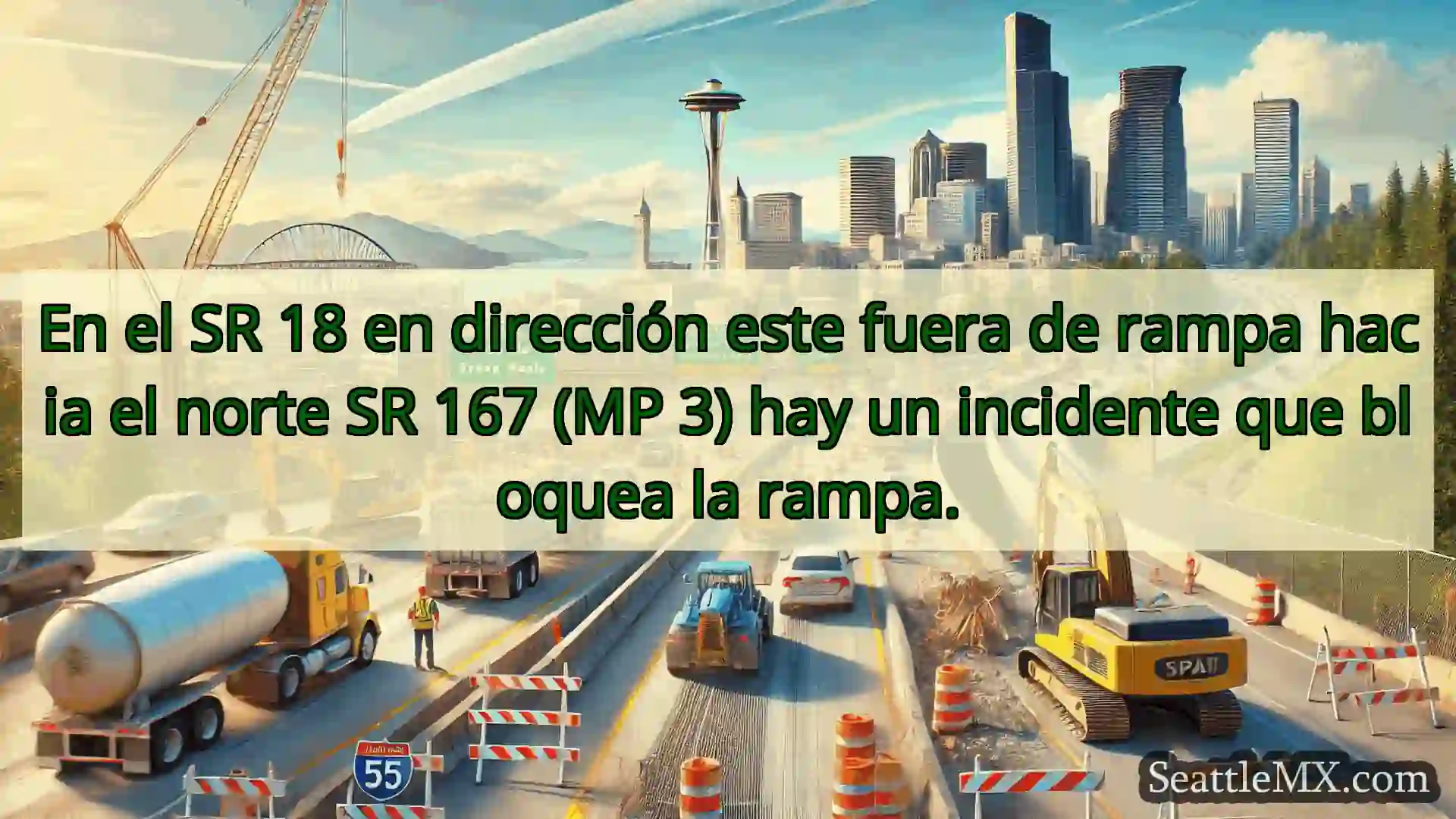 Noticias de transporte de Seattle En el SR 18 en dirección este