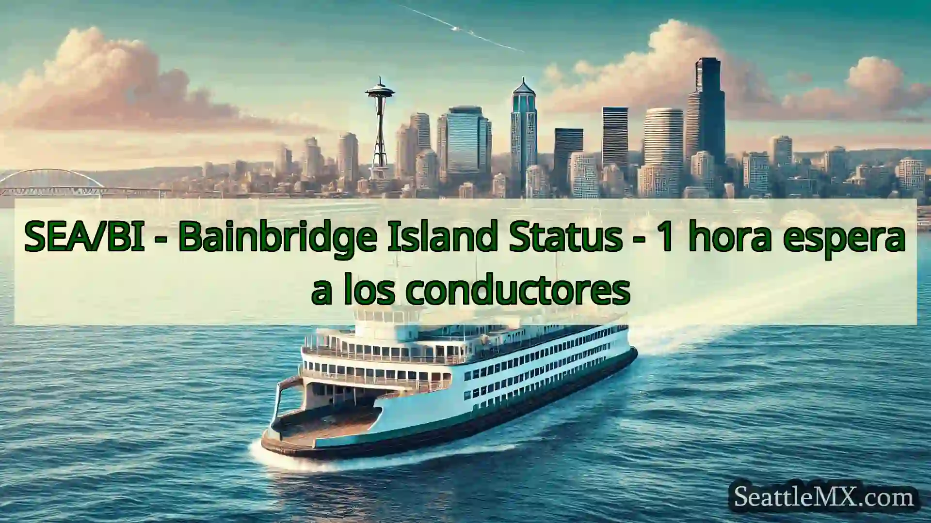 noticias del ferry de seattle SEA/BI - Bainbridge Island Status