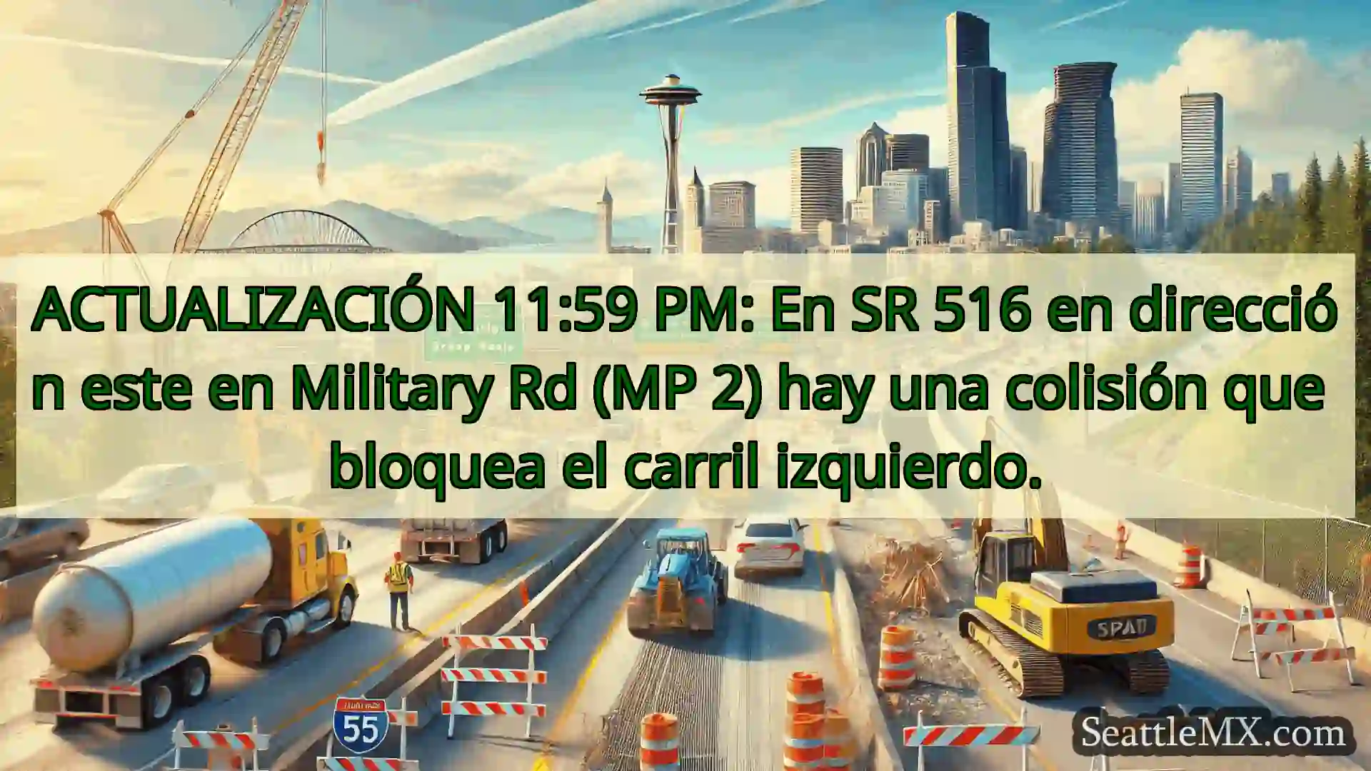 Noticias de transporte de Seattle ACTUALIZACIÓN 11:59 PM: En SR 516