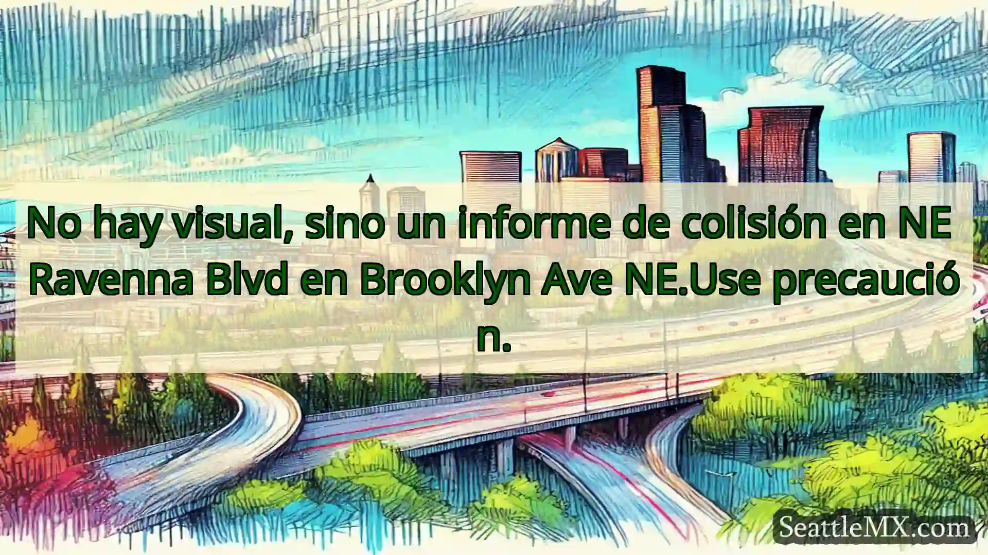 Noticias de transporte de Seattle No hay visual, sino un informe de