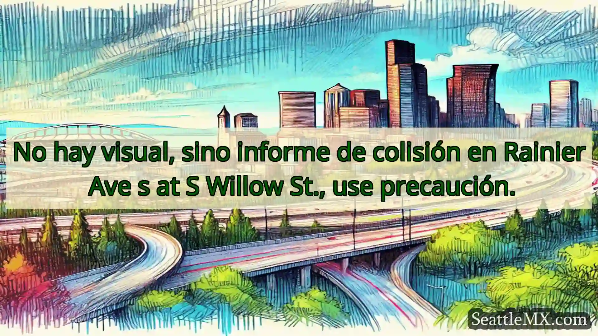 Noticias de transporte de Seattle No hay visual, sino informe de