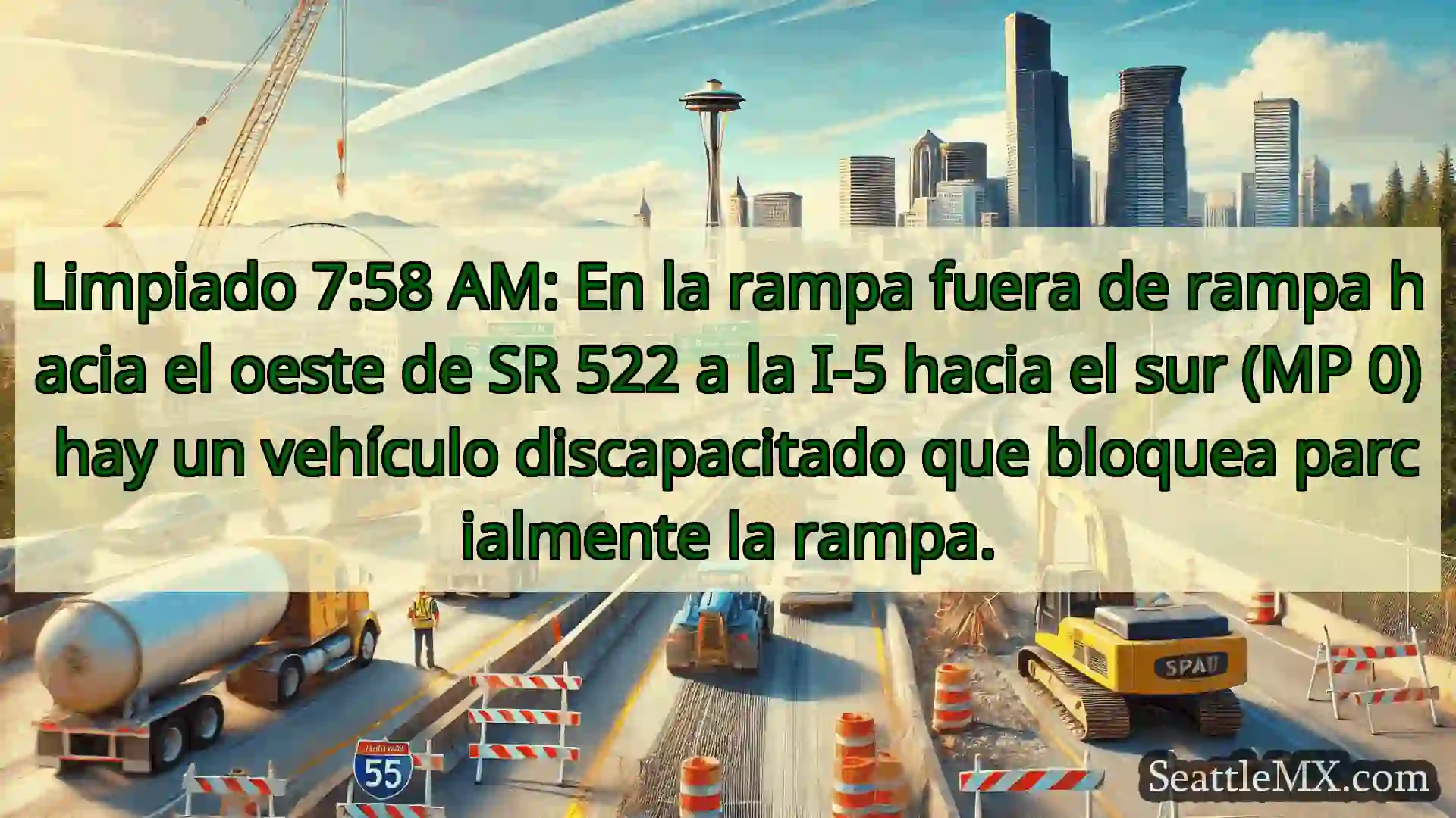 Noticias de transporte de Seattle Limpiado 7:58 AM: En la rampa